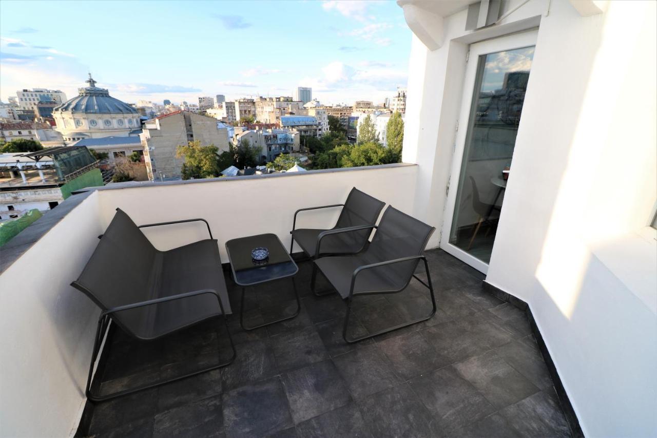 Athénée Palace Apartment - Panoramic View Terrace&Balcony - FREE MINIBAR Bucarest Exterior foto