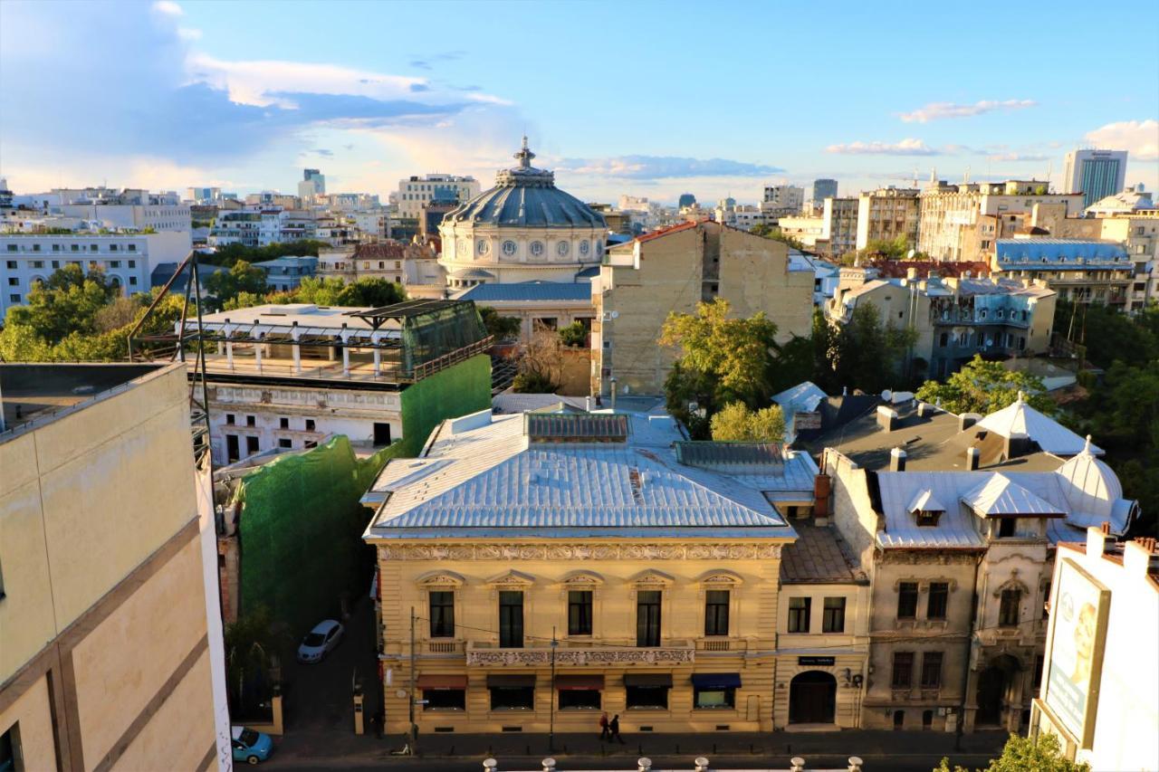 Athénée Palace Apartment - Panoramic View Terrace&Balcony - FREE MINIBAR Bucarest Exterior foto